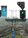 A small picture of junction route indicators