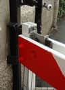 A small picture of gate locks